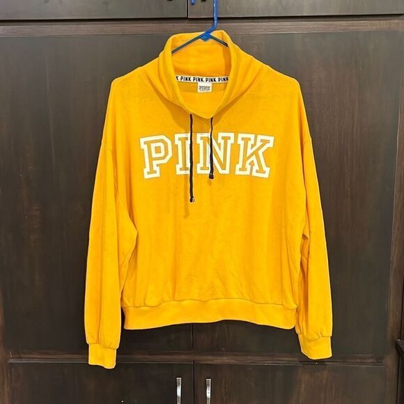 Victoria Secret Pink Cowl Neck Sweatshirt Small - Picture 1 of 3